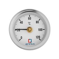 Термометр накладной "СТМ" CTTND63, d*63 мм, 120*С, с пружиной 