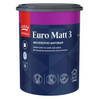 Краска TIKKURILA Euro 3 латексная база С 0,9л. глубокоматовая