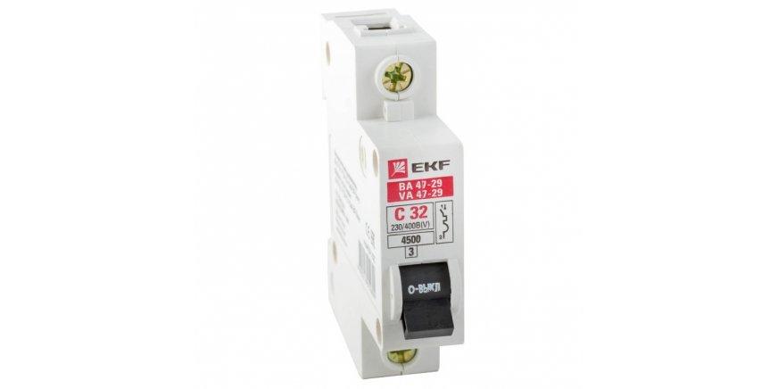 Ekf автоматический выключатель 1p 16а. Ва 47-29 1p 16а. Автомат ва 47-29 с32 (1п). Автомат EKF mcb4729-1-10c. Автоматический выключатель ва47-29 1p 6а.