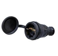 Колодка удлинителя 1-м 16А с заземл. каучук TOKOV ELECTRIC TKE-C05-KR-Z