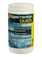Дезинфицирующее средство "Кристалпул QUICK" для бассейнов,табл 20гр. банка 1кг 11065201