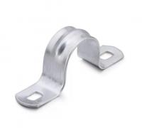 Скоба металлическая двухлапковая Ø16-17мм (уп.10шт)