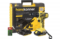 Дрель-шуруповёрт аккумуляторная Hanskonner HCD1855R 18В