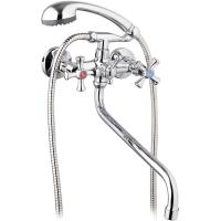 Смеситель для ванной G-lauf QFR7-A827 крест хром