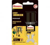 Клей эпоксидный СУПЕР ЭПОКСИ, шприц (блистер 6мл.) прозрачный