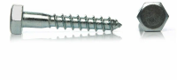 Шуруп для деревянных лаг и реек DIN 571, цинк, 12*240 (вес)кг