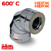 Сэндвич-колено 90° ( 430/ 0,8) ф180х280 нерж+нерж