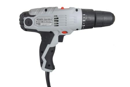 Сетевая дрель-шуруповерт Ресанта СШ-550-2