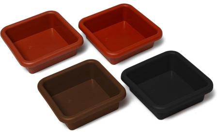 Ящик для рассады 23,5*23,5*7см, микс, 3л 