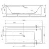 Ванна акриловая Am.Pm W52A-180-080W-A Inspire V2.0 180x80см