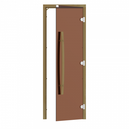 Дверь для бани SAWO 741-3SGD-R-1 бронза, коробка кедр 190*70*8