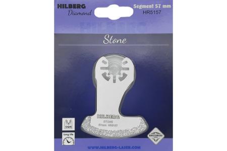 Полотно Hilberg для МФИ алмазное отрезное по керамике и камню Segment VC-M 57mm HR5157