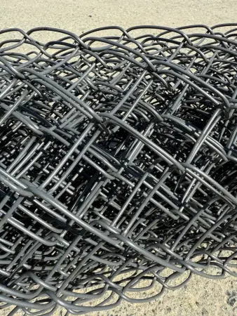 Сетка рабица ПВХ покрытие 50*50 (1,5х10м) 2,5 мм - Серый графит