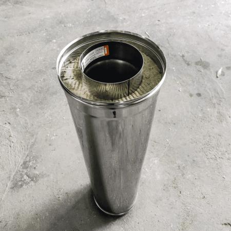 Сэндвич 1,0м (430/0,8мм + нерж.+cerablanket) Ф150х210