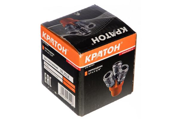 Переходник Кратон 3 F x F 1/4"