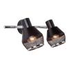 Светильник настенный Escada 1116/2A E14*40W Black/Chrome
