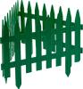 Забор декоративный "Рейка" 28*300см, зеленый, Россия// PALISAD