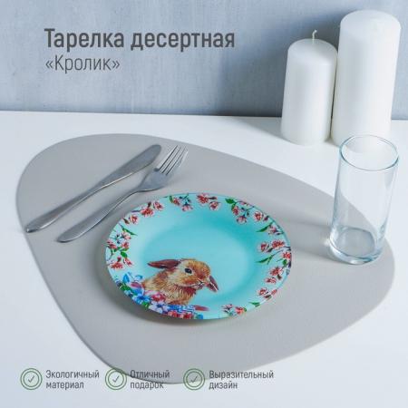 Тарелка десертная "Кролик" 20 см 5252293