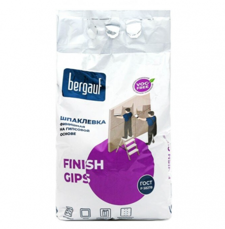 Бергауф Шпаклевка Bergauf  FINISH Gips 5кг 