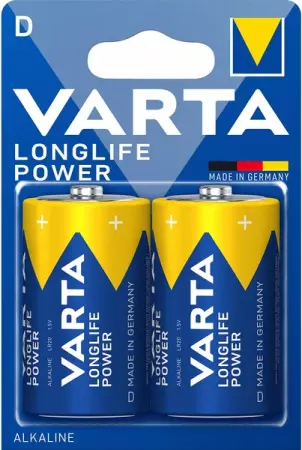 Элемент питания VARTA High Energy/Longlife Power LR20 BL2 (20) (уп.2шт)