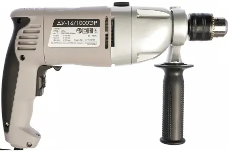 Дрель ударная ДУ-16/1000 ЭР Интерскол