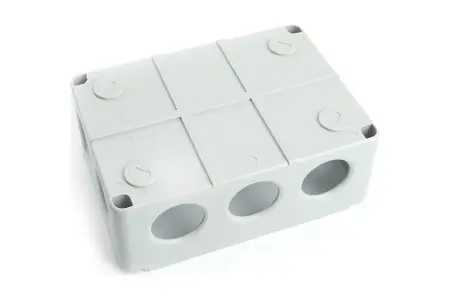 Коробка разветвительная 150*110*70 мм, 10 вводов, IP55, светло-серая, EBX10-310-55
