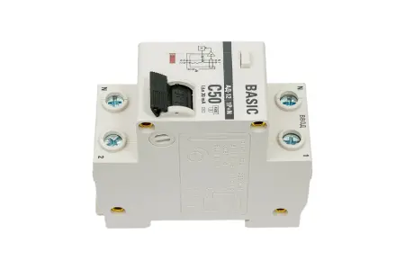 Диф.автомат АД-12 1P+N С50А 30mA тип AC эл.4.5кА EKF DA12-50-30-bas