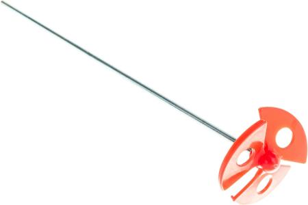 Миксер для красок 60х6х350мм, цилиндрический хвостовик// Denzel