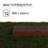 Грядка оцинкованная 295 х 100 х 15 см шоколад УС "Greengo" 3185468
