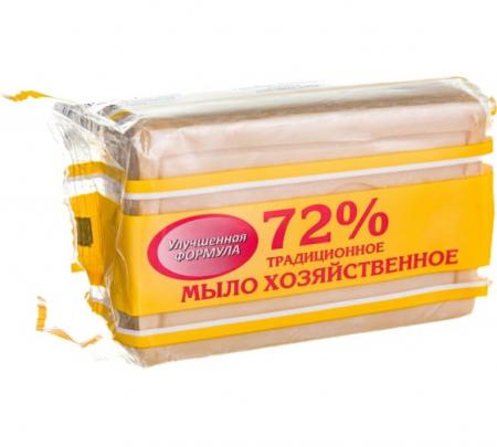 Мыло хозяйственное 72% 200гр (Меридиан) "Традиционное"