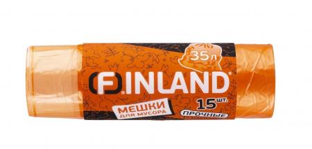 Мешки для мусора 35л с завязками 15шт Finland