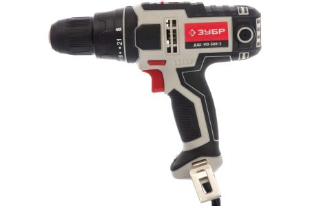 Сетевая дрель-шуруповерт ЗУБР ДШ-М3-500-2 500Вт