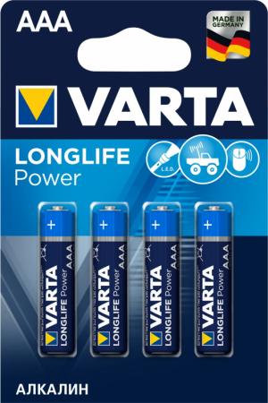 Элемент питания VARTA High Energy/Longlife Power LR03 BL3+1 (40) (уп.4шт)