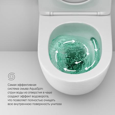 Унитаз подвесной Am.Pm C801900SC AquaSpin Like с сид м/лифт