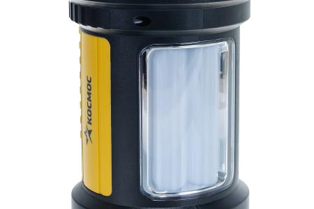 Фонарь светодиодный аккум. 5Вт LED 3 режима бок.панель 10Вт зарядное устройство 220/12В Космос