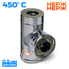Сэндвич-тройник 90° ( 430/ 0,5) ф130х200 нерж+нерж