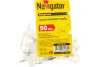 Скоба крепежная Navigator (квадрат) d9мм с гвозд. NCS-09-50 (уп.50 шт.) 