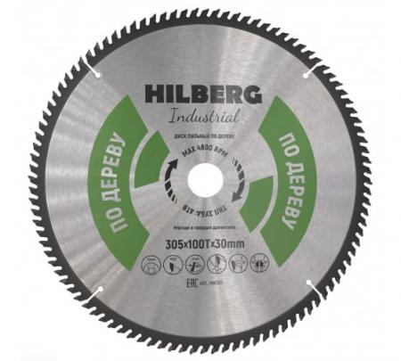 Диск пильный по дереву Hilberg Ø305*30*100 Industrial HW307
