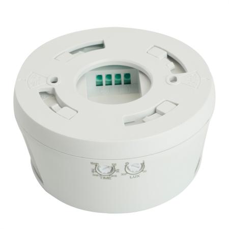 Датчик движения и освещенности 2000W 30m 360° белый, SEN19