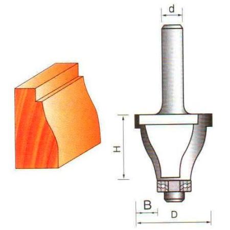 Концевая фреза Глобус 2206 D35