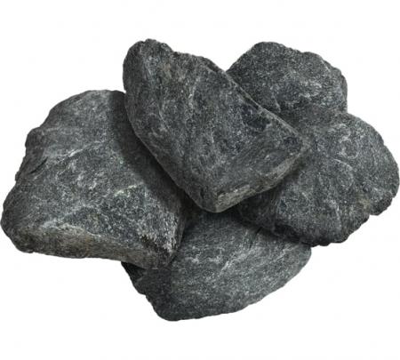 Камень Пироксенит колотый, средняя фракция (70-140мм) в коробке 10кг
