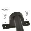 Cветильник св/д ULT-F37-6W/4500K IP44 BLACK для подсв.мебели и зеркал ванной комнаты. Черн. ТМ Uniel