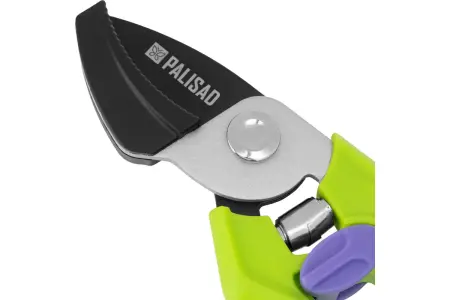 Секатор с наковальней, 190 мм, пластиковые рукоятки// Palisad