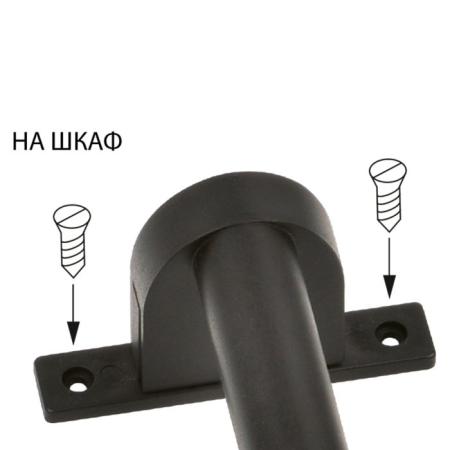 Cветильник св/д ULT-F37-6W/4500K IP44 BLACK для подсв.мебели и зеркал ванной комнаты. Черн. ТМ Uniel