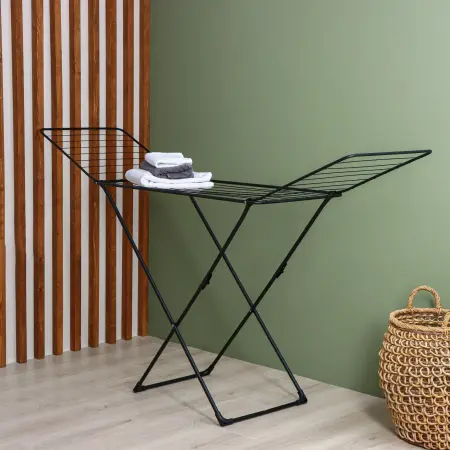 Сушилка для белья напольная 20м черная (СБ2Ч) НИКА, (СБ2Ч)