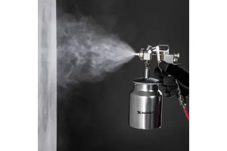 Краскораспылитель пневматический с ниж.бачком MATRIX V=1,0л+сопла Ø1.2, 1.5, 1.8мм