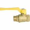 Кран газ шаровой 3/4'' вн/нар рукоятка 11Б27п БАЗ Standart PN40