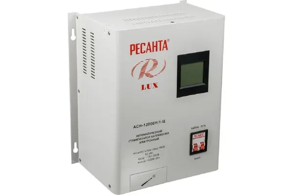 Стабилизатор напряжения АСН-12000 Н/1-Ц навесной Ресанта Lux