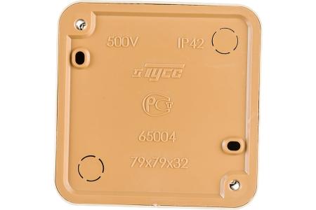 Коробка распределительная ОП 79*79*32 IP40 Сосна Рувинил 65004-27М