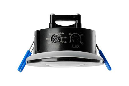 Датчик движения и освещенности 1200W 8m 120° гориз.360 верт.,черн, SEN55